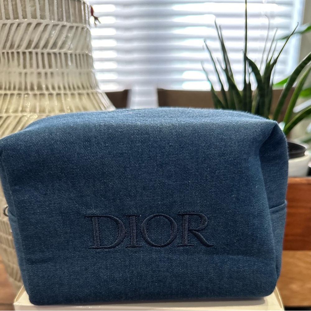 Beauty Pouch Denim Blue